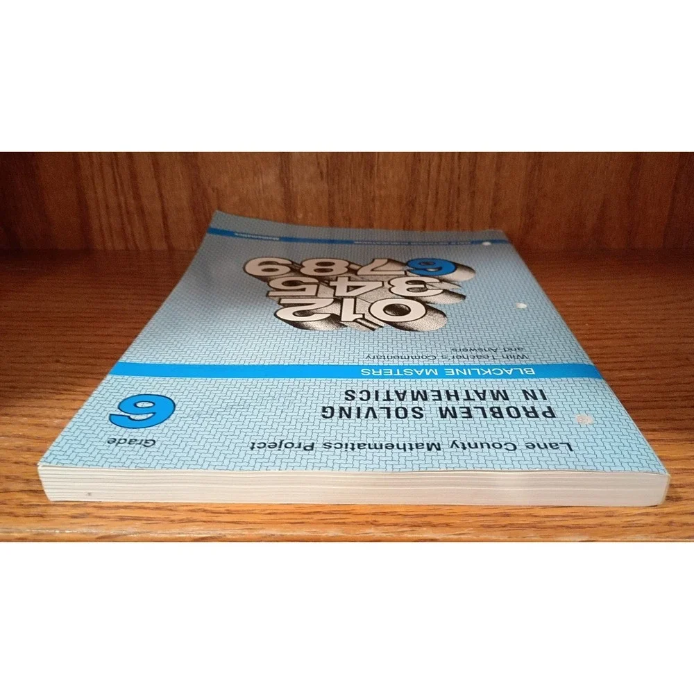 Problem Solving In Mathematics / Blackline Masters: 6th Grade By Richard Brannan